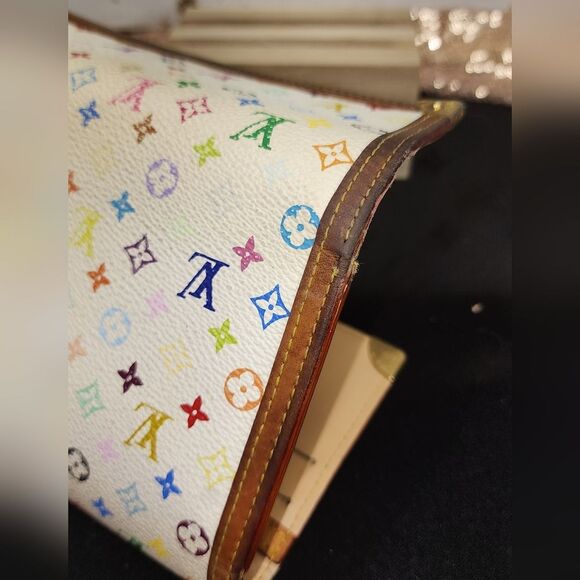 Authentic Louis Vuitton Monogram Multicolor Porte Tresor International Wallet - Picture 15 of 16